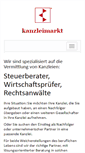 Mobile Screenshot of kanzleimarkt.eu